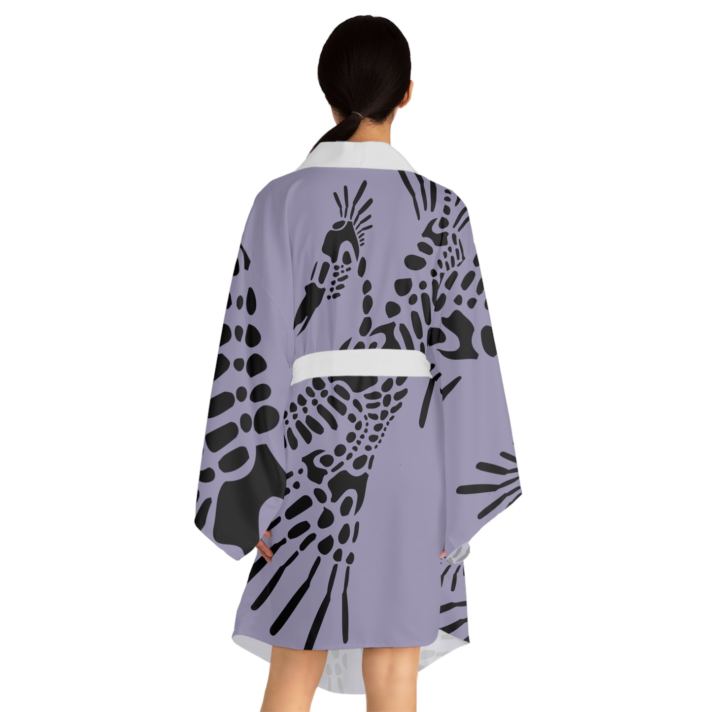 Fossil Blot Kimono Robe