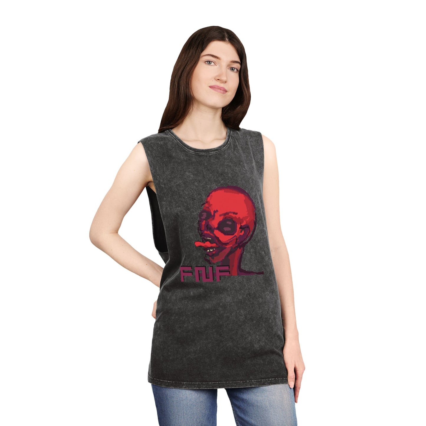 Fiend and foes Stonewash Tank Top