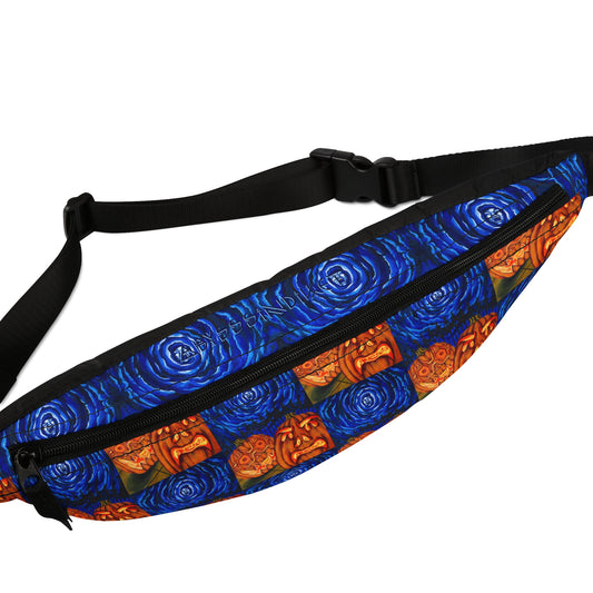 Checkered Howling Moon Waist Bag