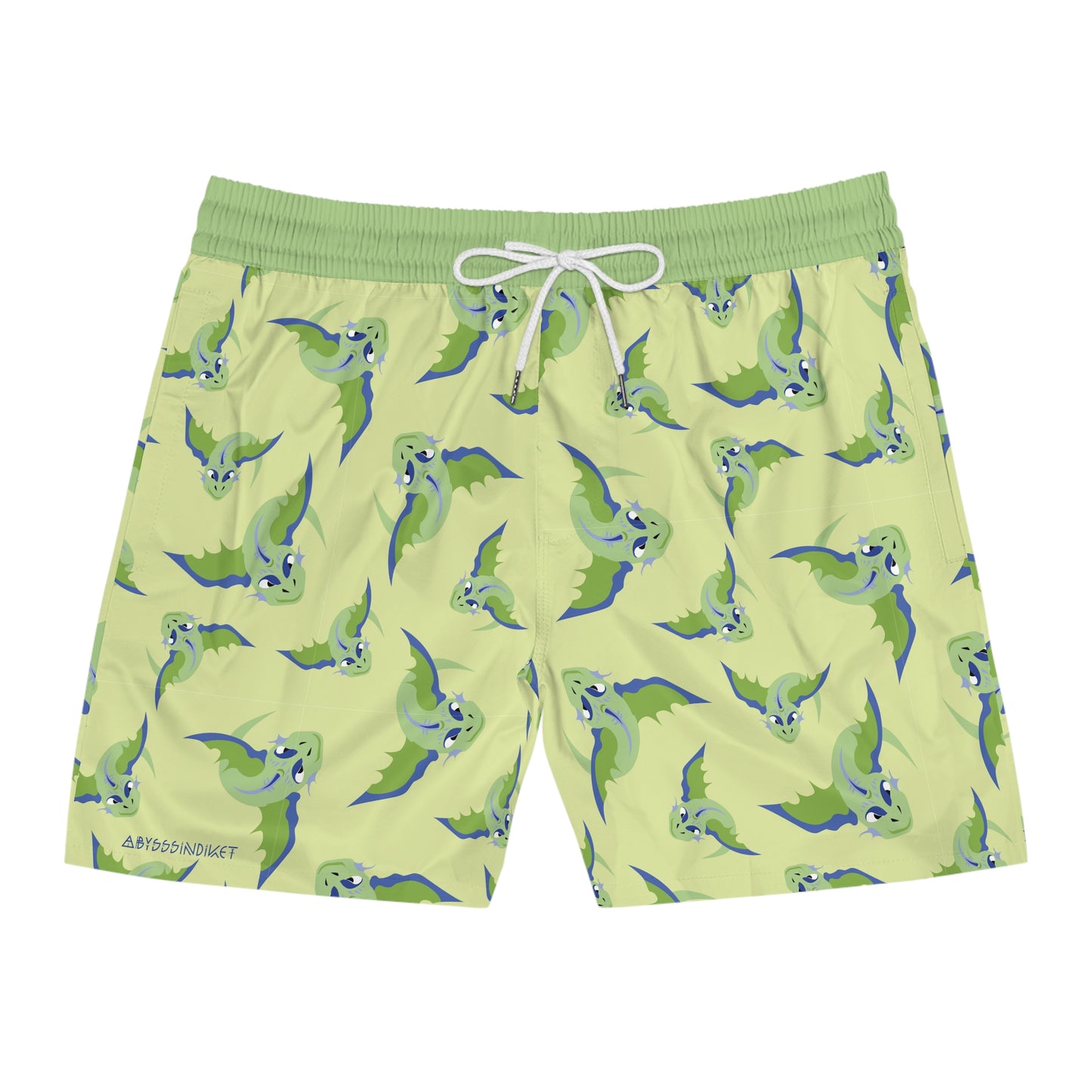 Aqua-bat Quay Lime Mid Length Boardshorts