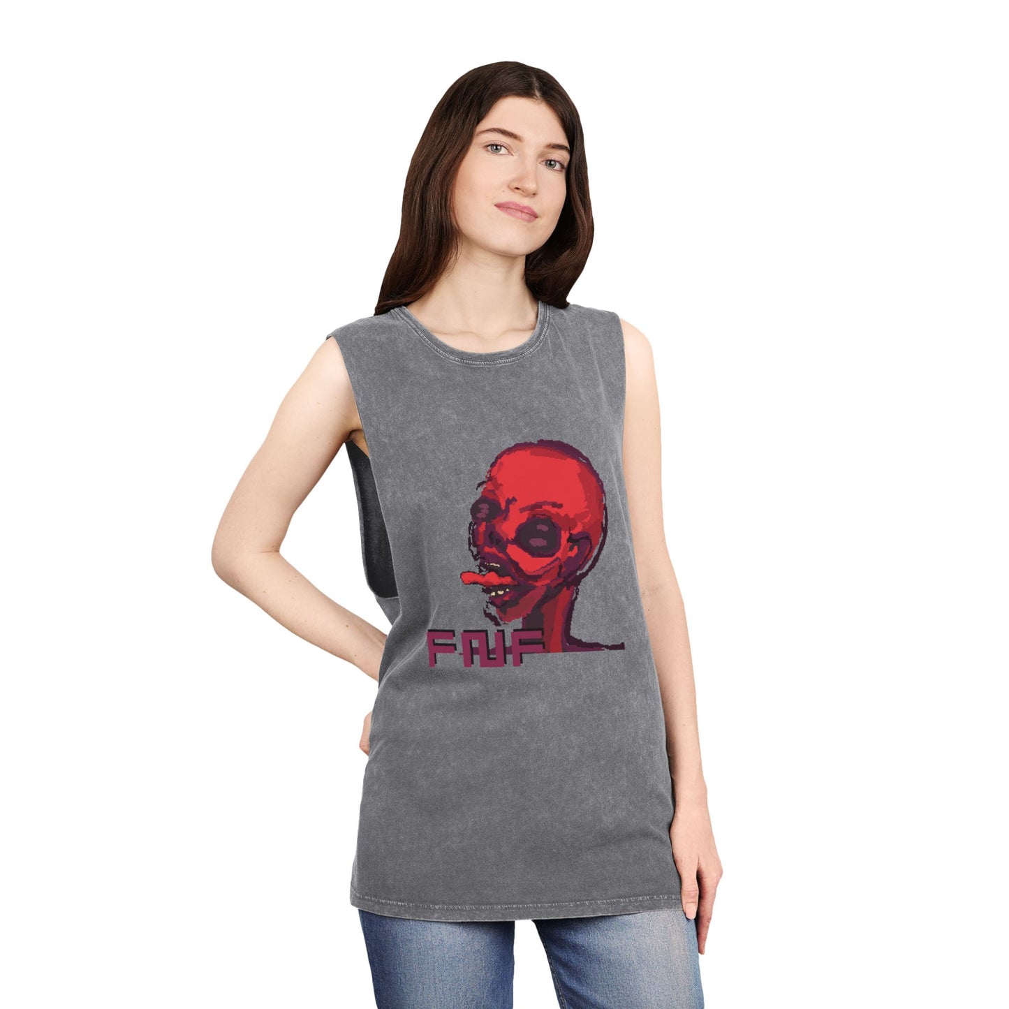 Fiend and foes Stonewash Tank Top