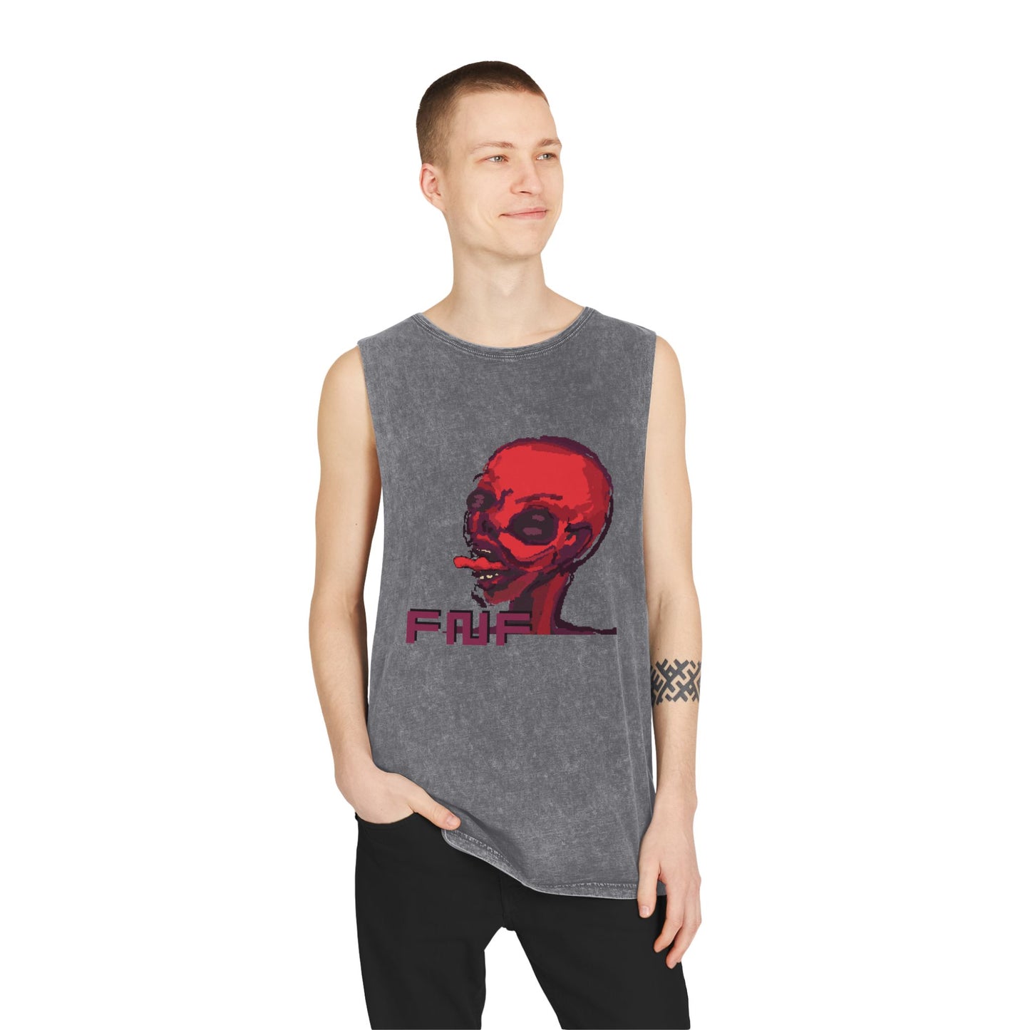 Fiend and foes Stonewash Tank Top