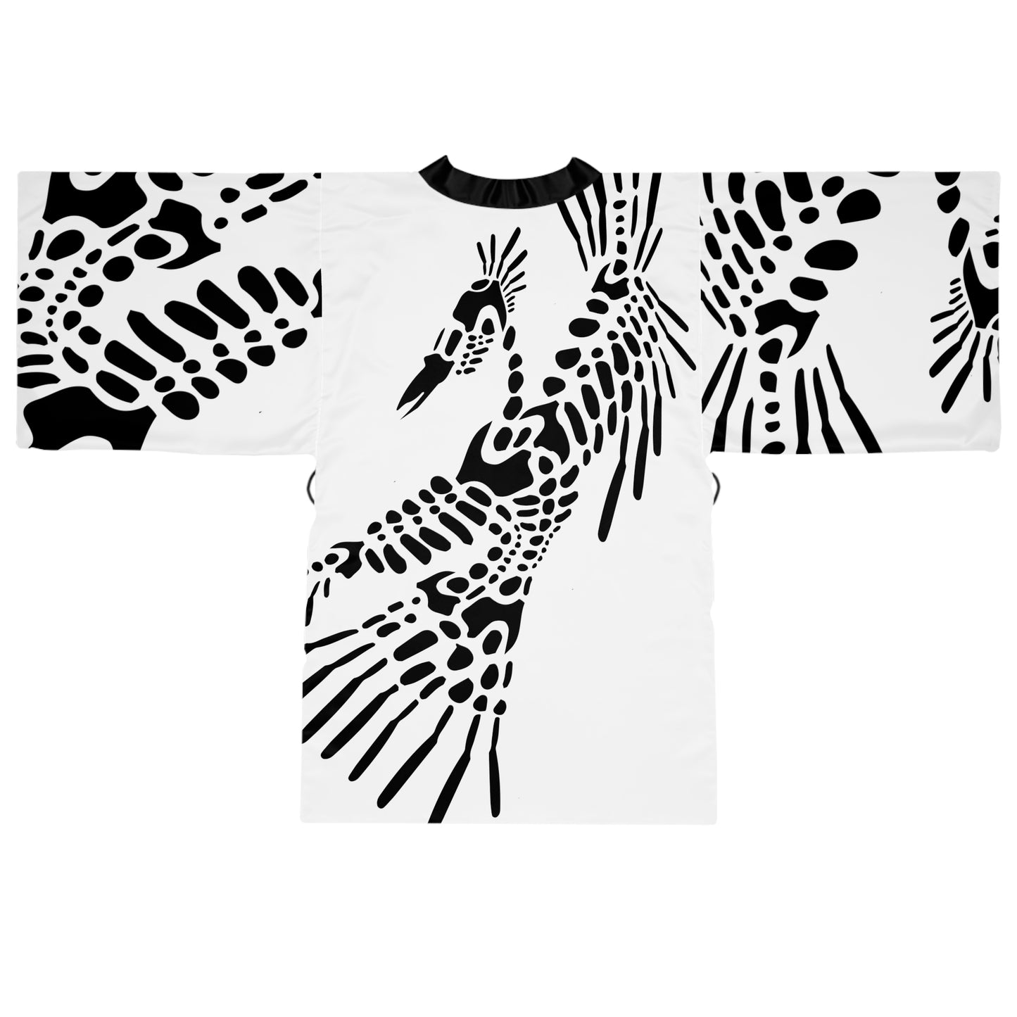 Fossil Blot Kimono Robe