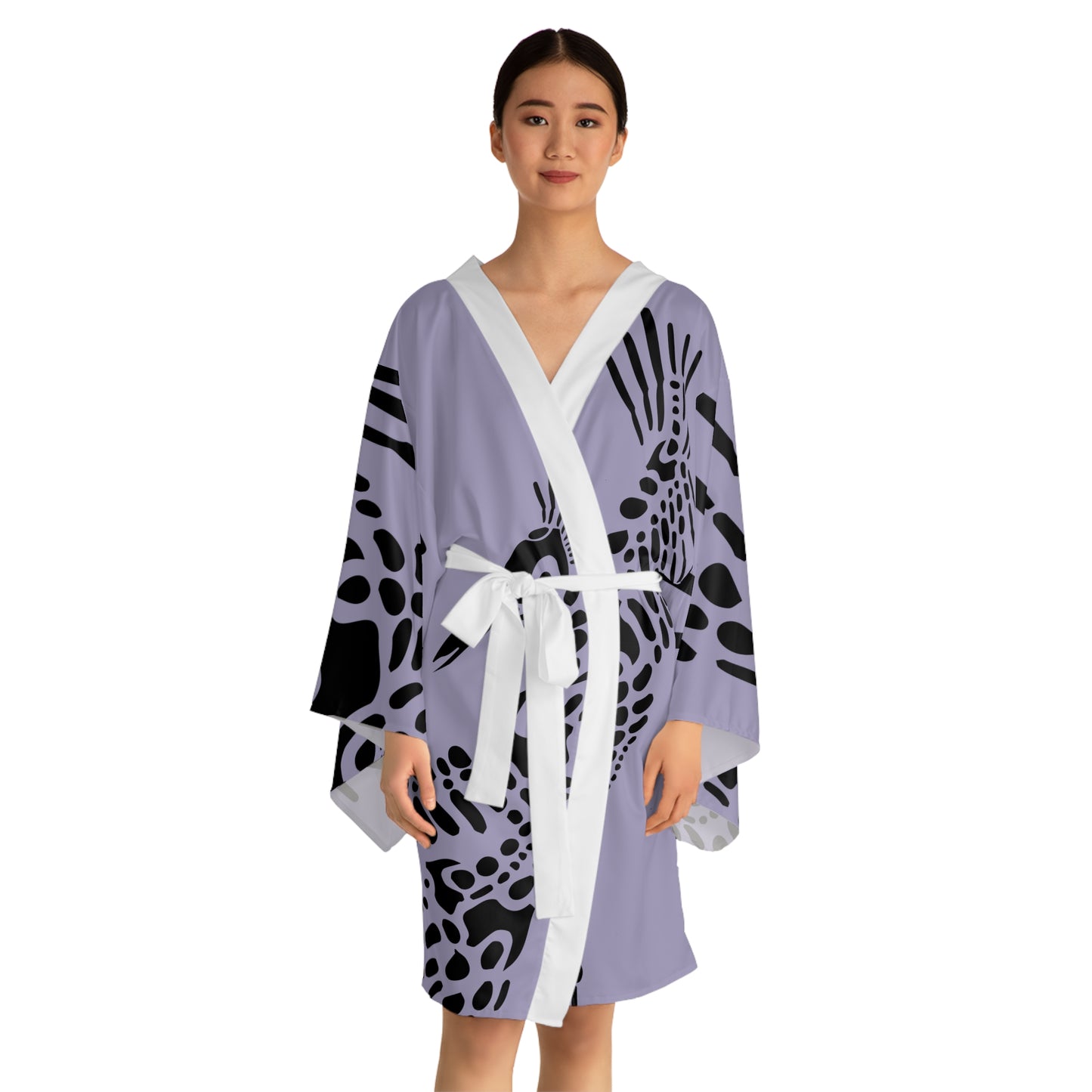 Fossil Blot Kimono Robe