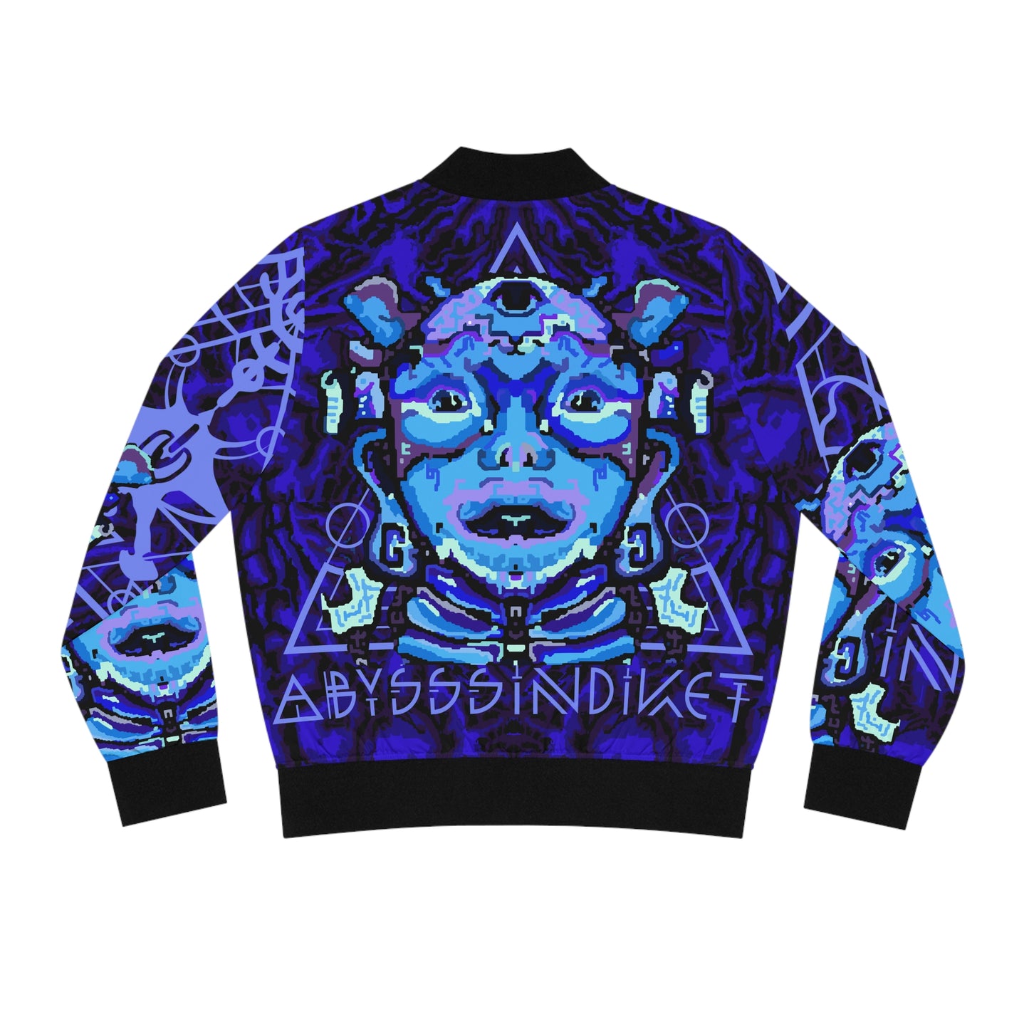 Cosmic Maya Midnight blue Bomber Jacket