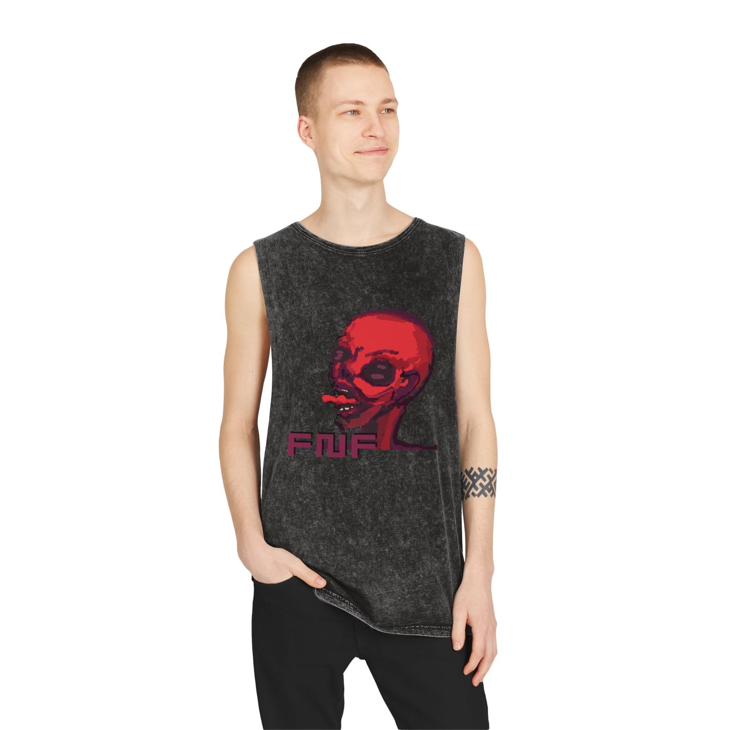 Fiend and foes Stonewash Tank Top