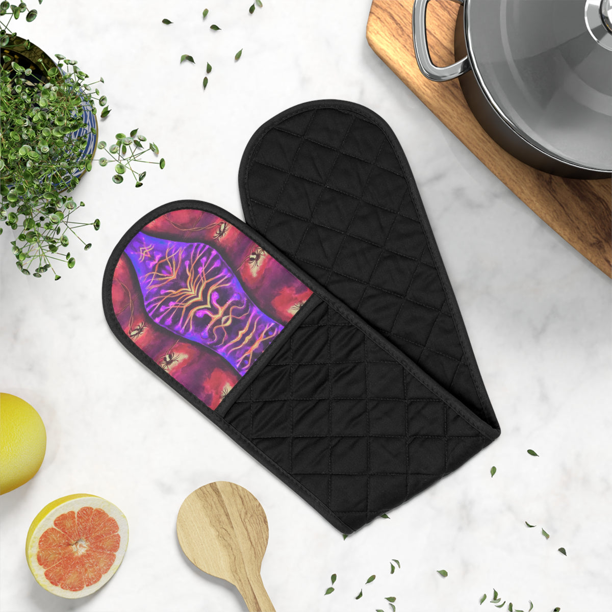 Plasma Oven Mitts - Tropical Storm