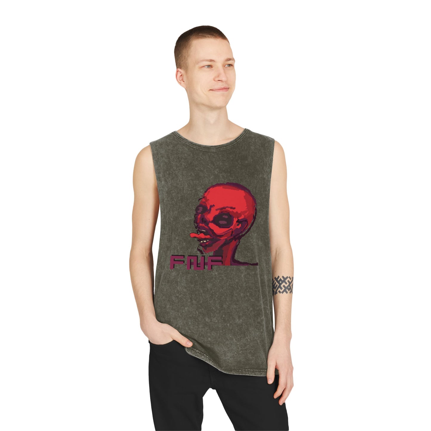 Fiend and foes Stonewash Tank Top