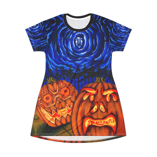 Howling Moon T-Shirt Dress