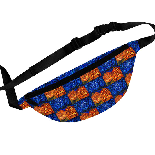 Checkered Howling Moon Waist Bag