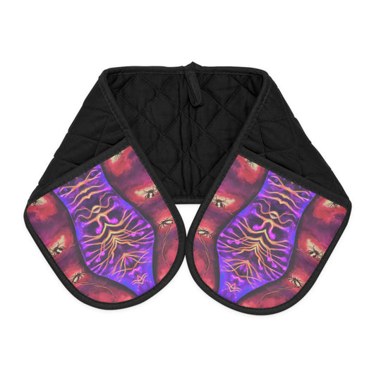 Plasma Oven Mitts - Tropical Storm