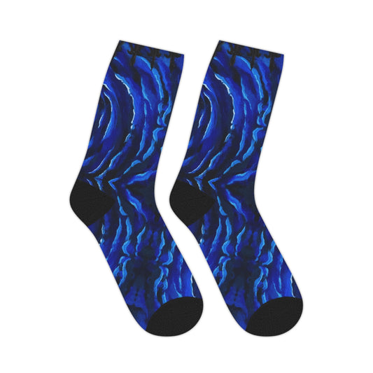 Rippled Vortex Mid-length Crew Socks